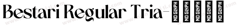Bestari Regular Tria字体转换